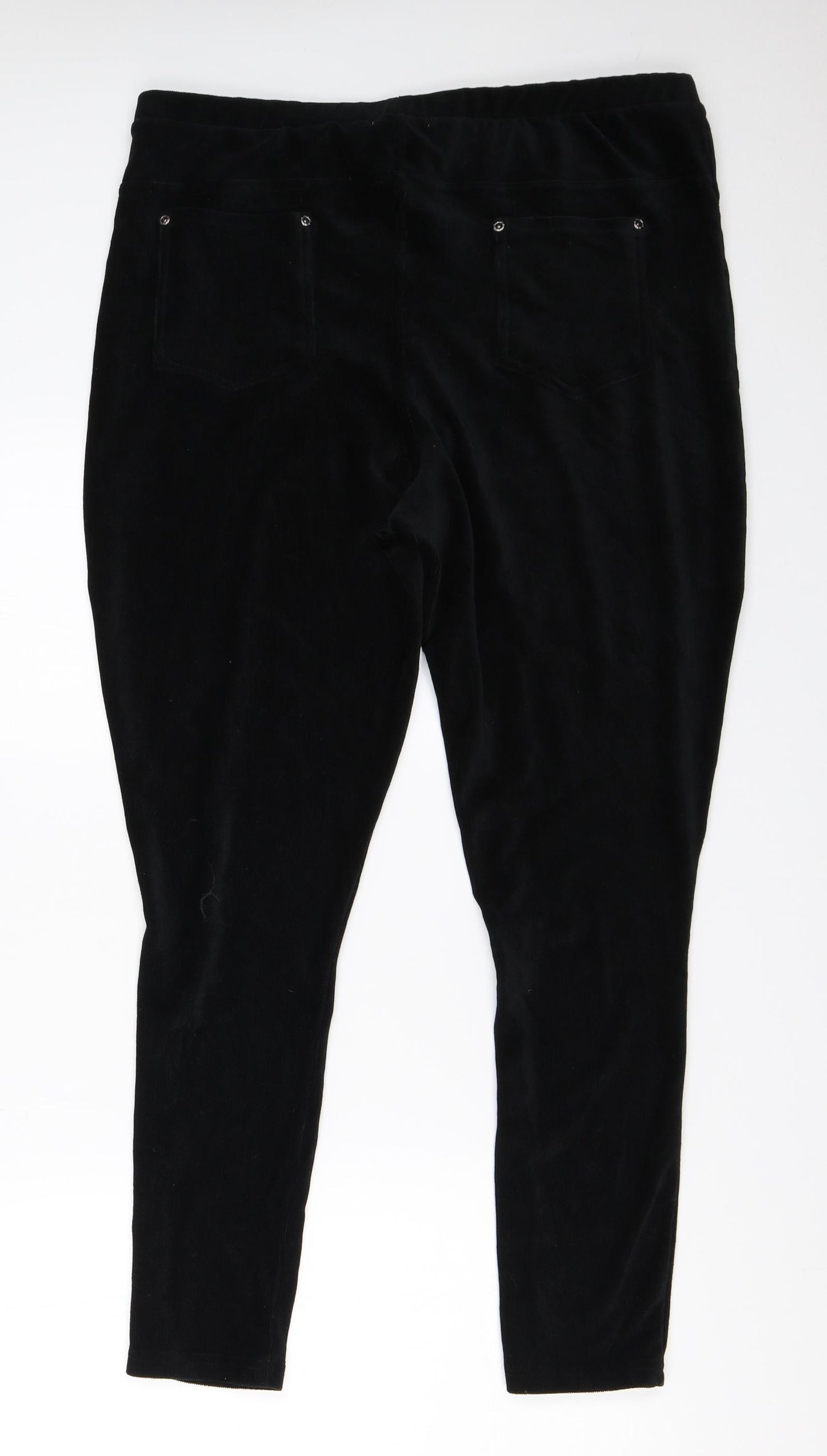 Preworn Womens Black   Capri Trousers Size L L27 in