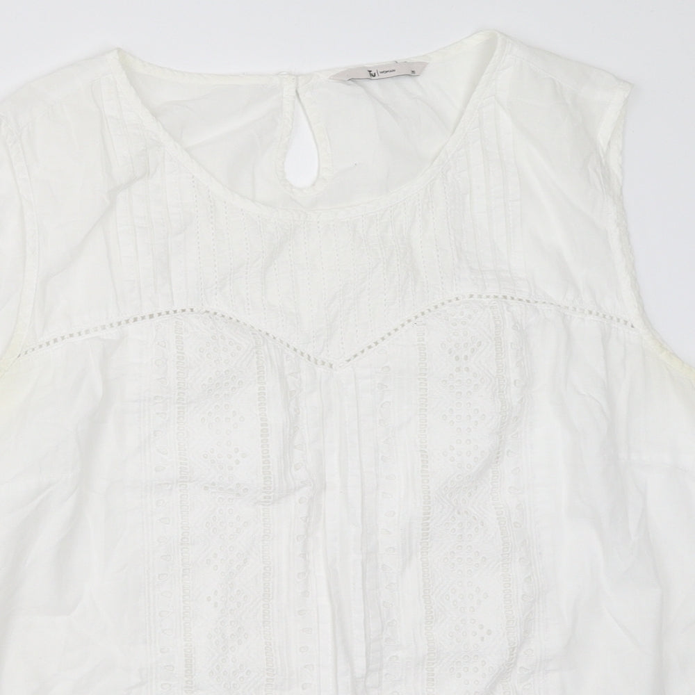 TU Womens White   Basic Tank Size 20