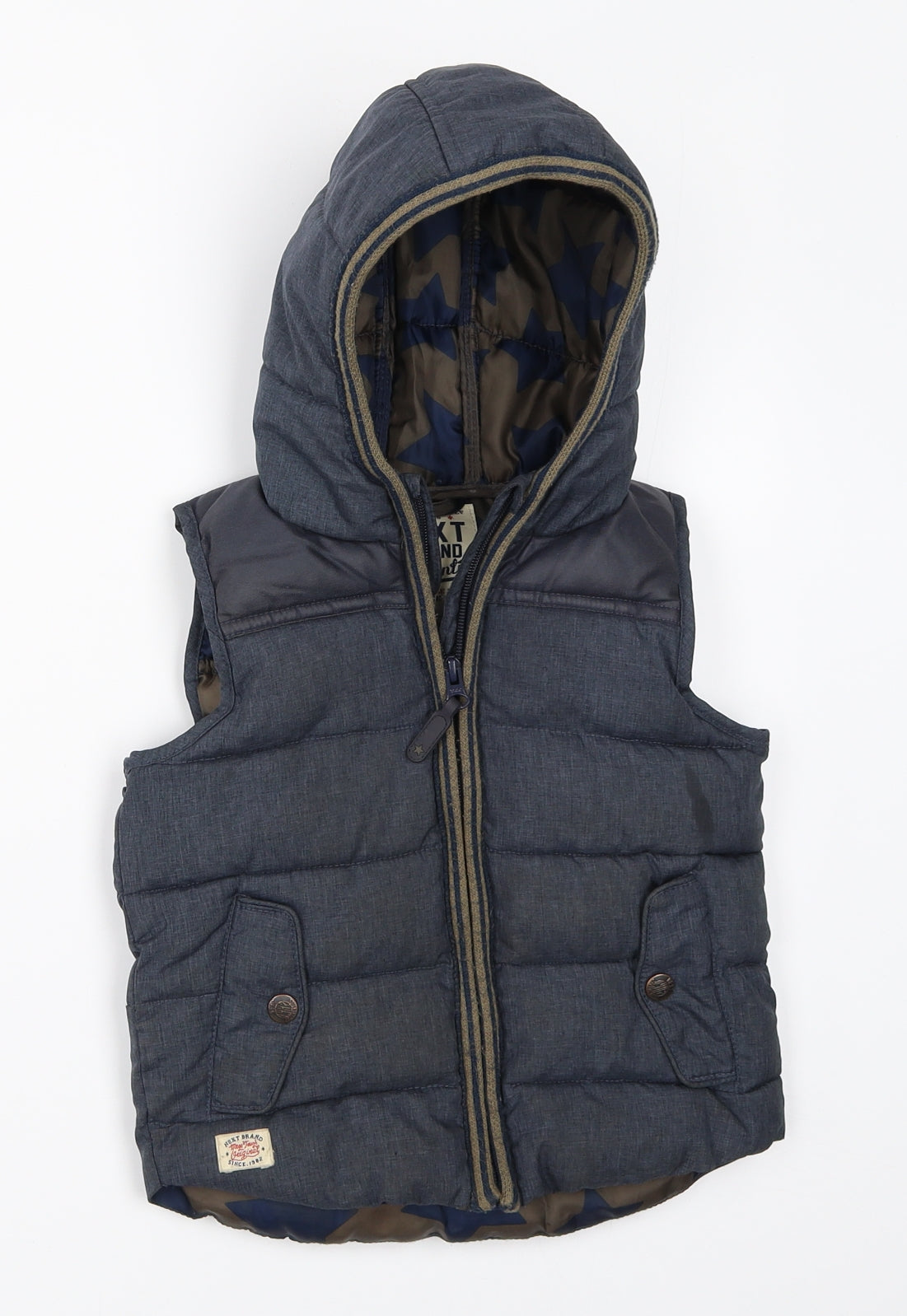 NEXT Boys Blue   Gilet Coat Size 2-3 Years