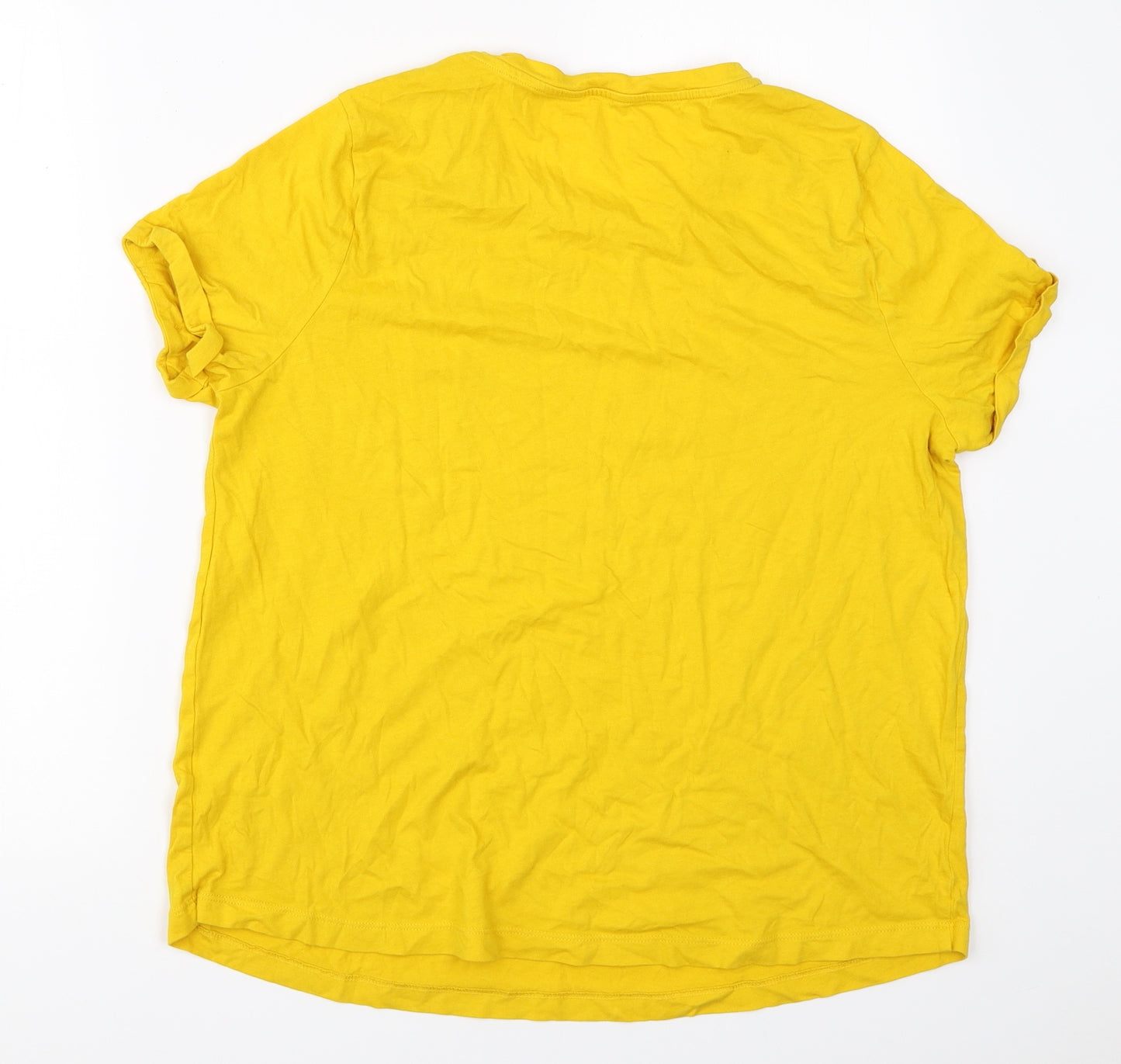 TU Womens Yellow   Basic T-Shirt Size 16
