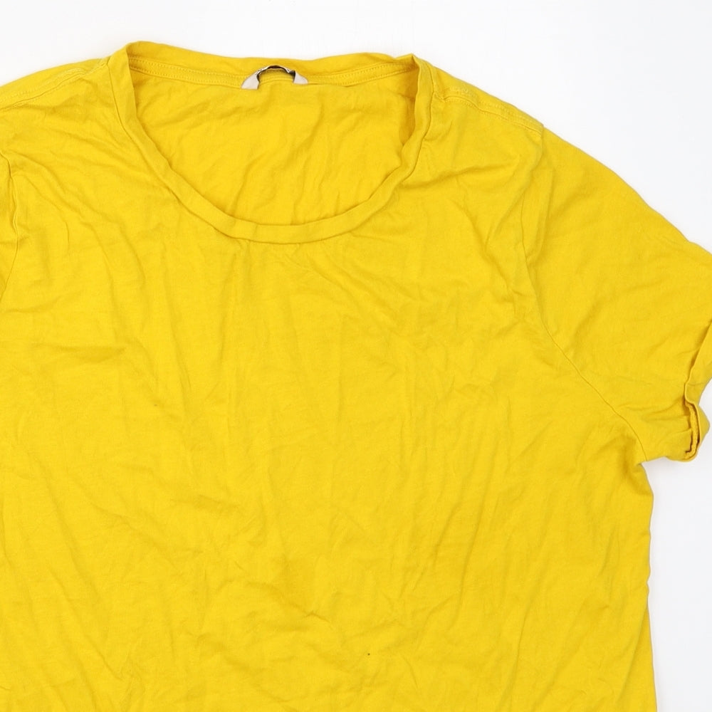 TU Womens Yellow   Basic T-Shirt Size 16