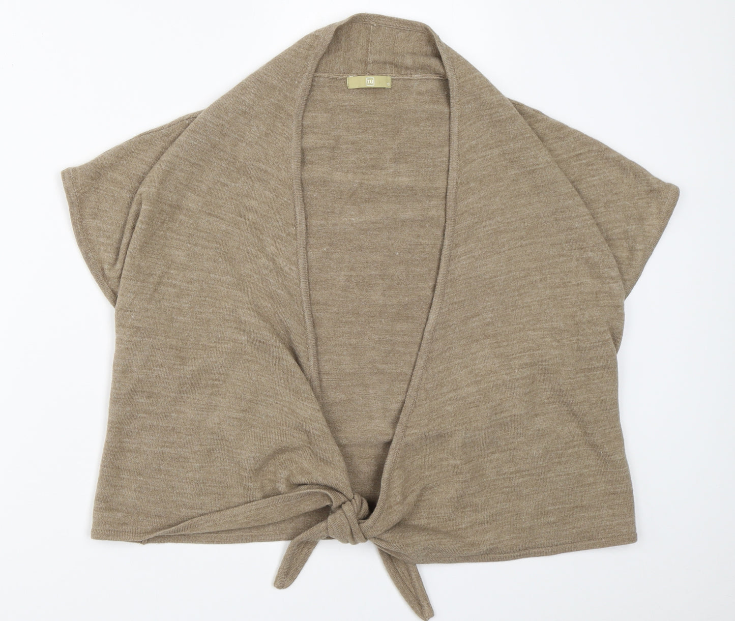 TU Womens Beige   Cardigan Jumper Size 12