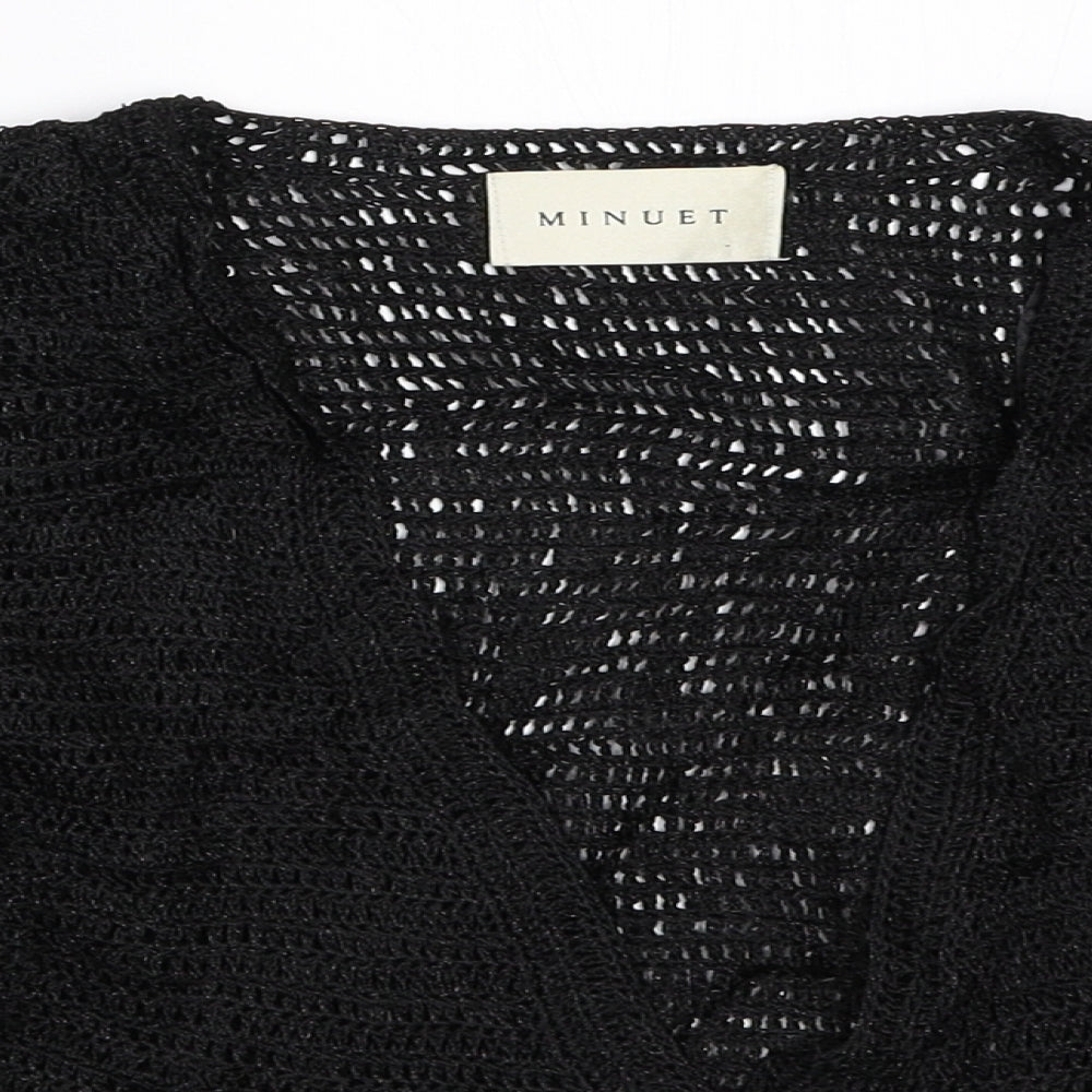 Minuet Womens Black   Cardigan Jumper Size 12
