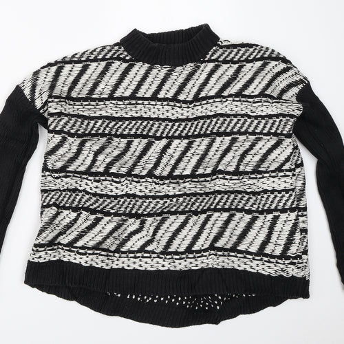 Label Lab Womens Black   Pullover Jumper Size 8