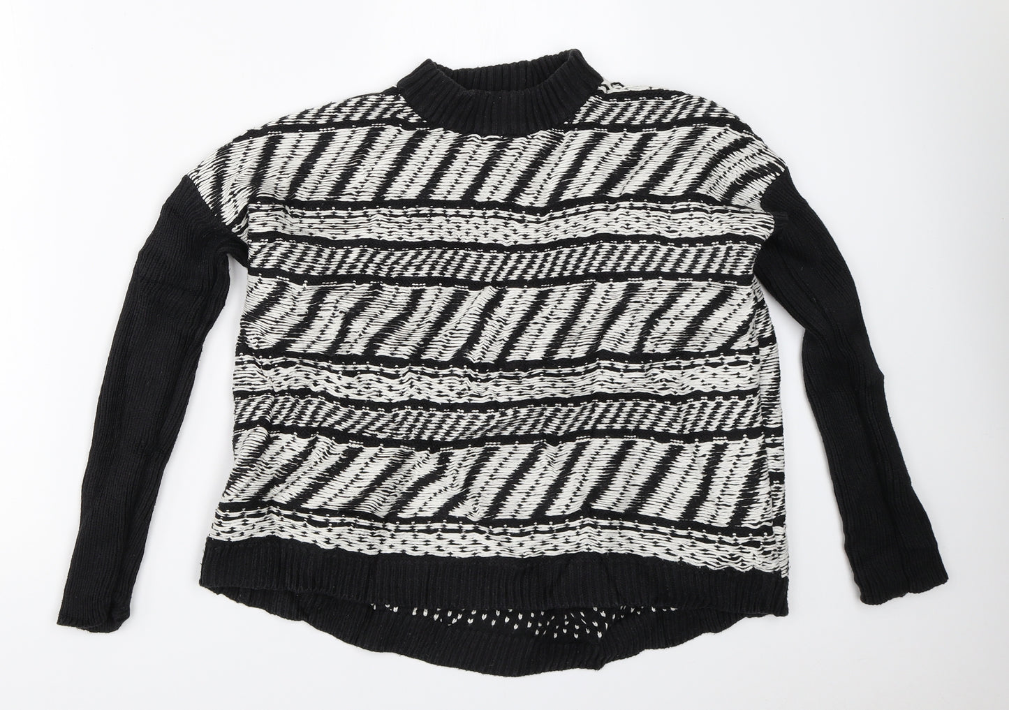 Label Lab Womens Black   Pullover Jumper Size 8