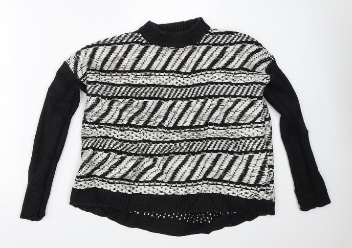Label Lab Womens Black   Pullover Jumper Size 8