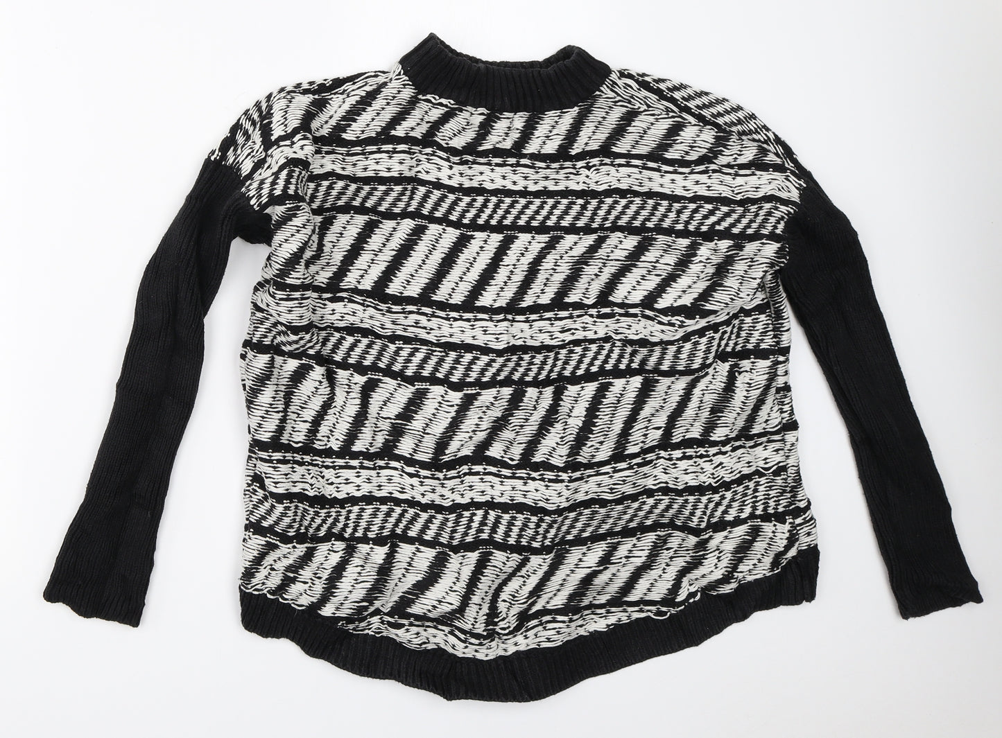 Label Lab Womens Black   Pullover Jumper Size 8