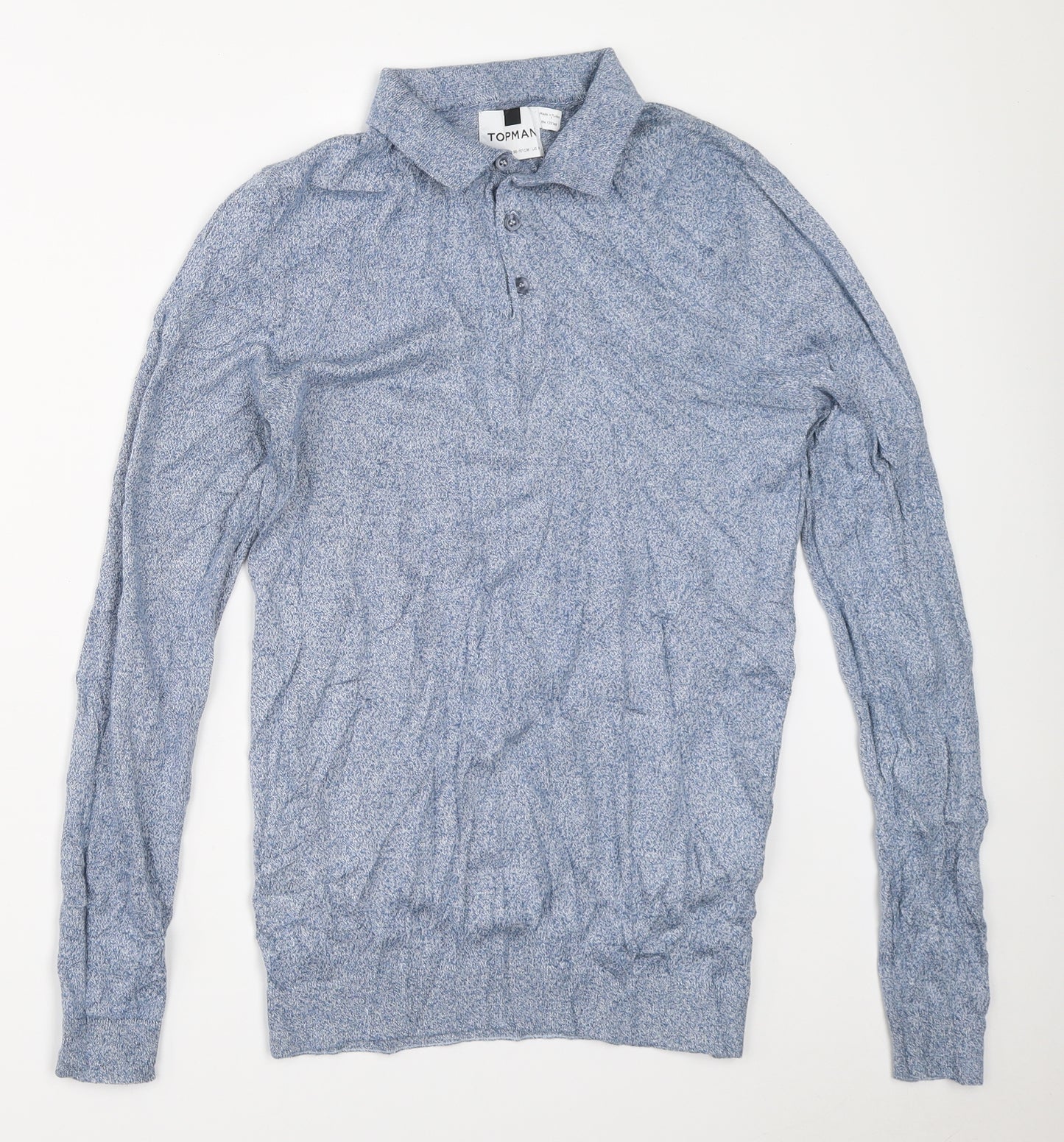 Topman Mens Blue   Pullover Jumper Size M
