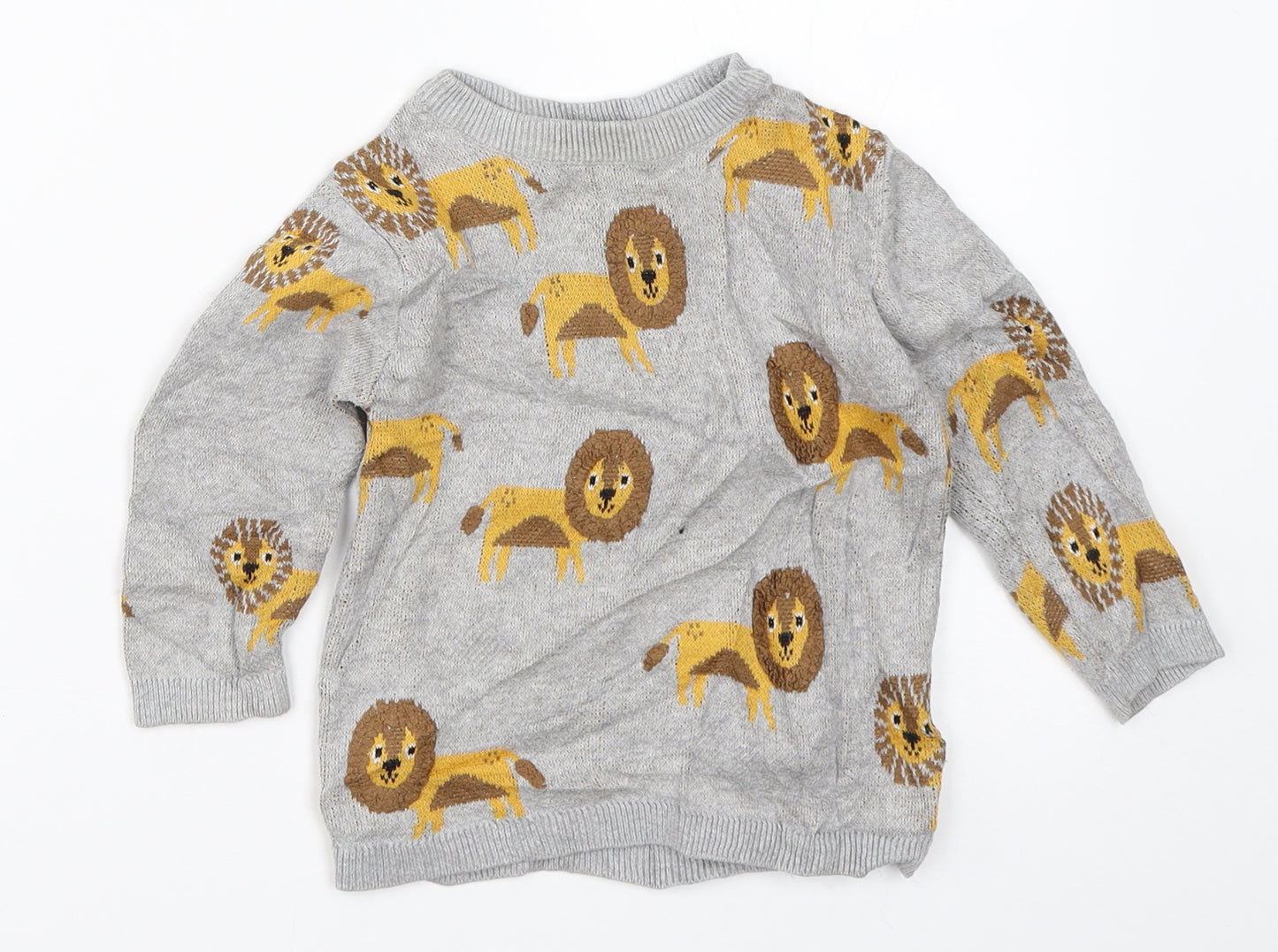 NEXT Boys Grey   Pullover Jumper Size 18-24 Months