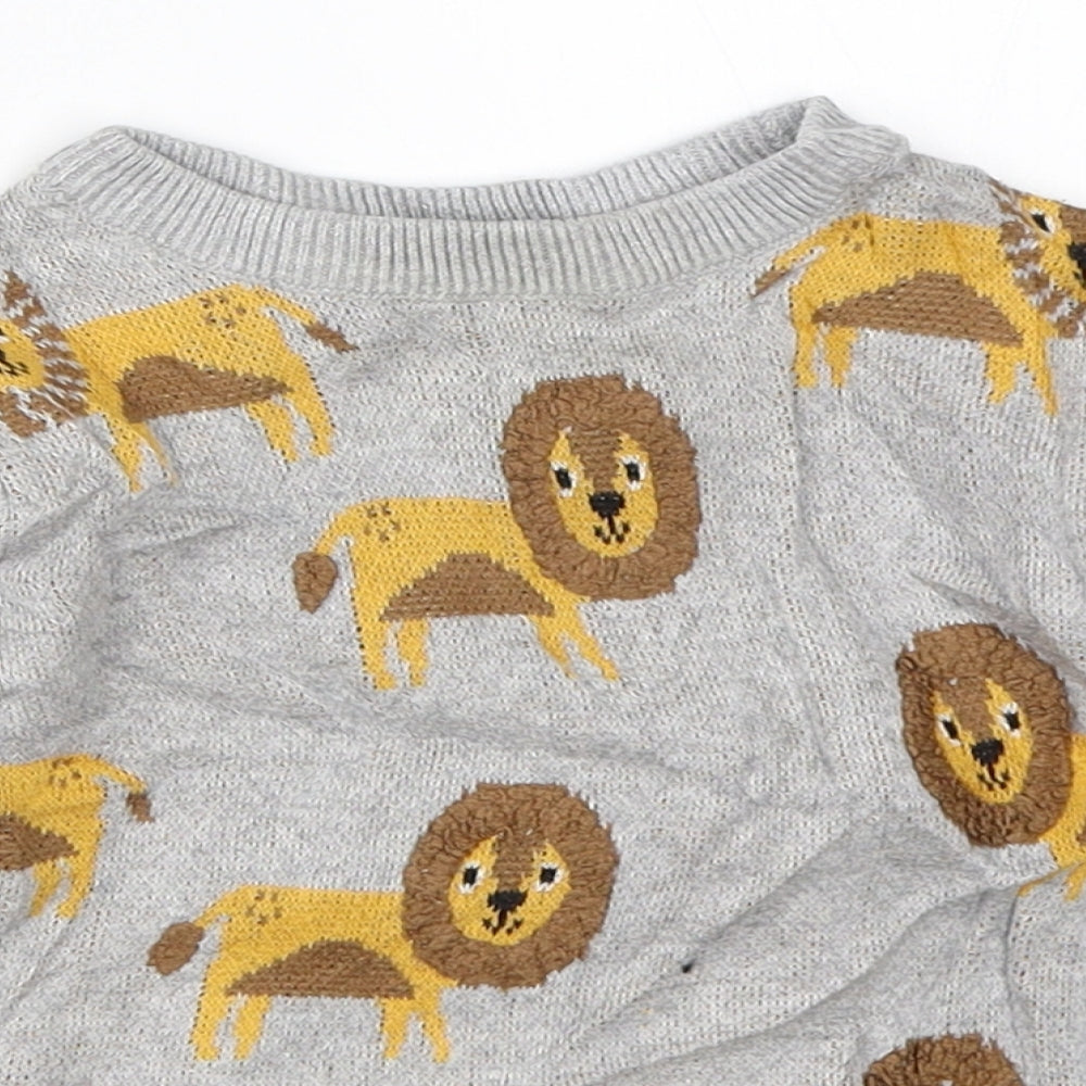 NEXT Boys Grey   Pullover Jumper Size 18-24 Months