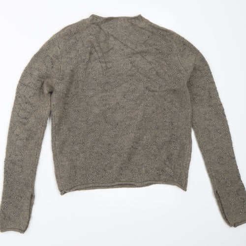 Zara Womens Grey   Pullover Jumper Size S