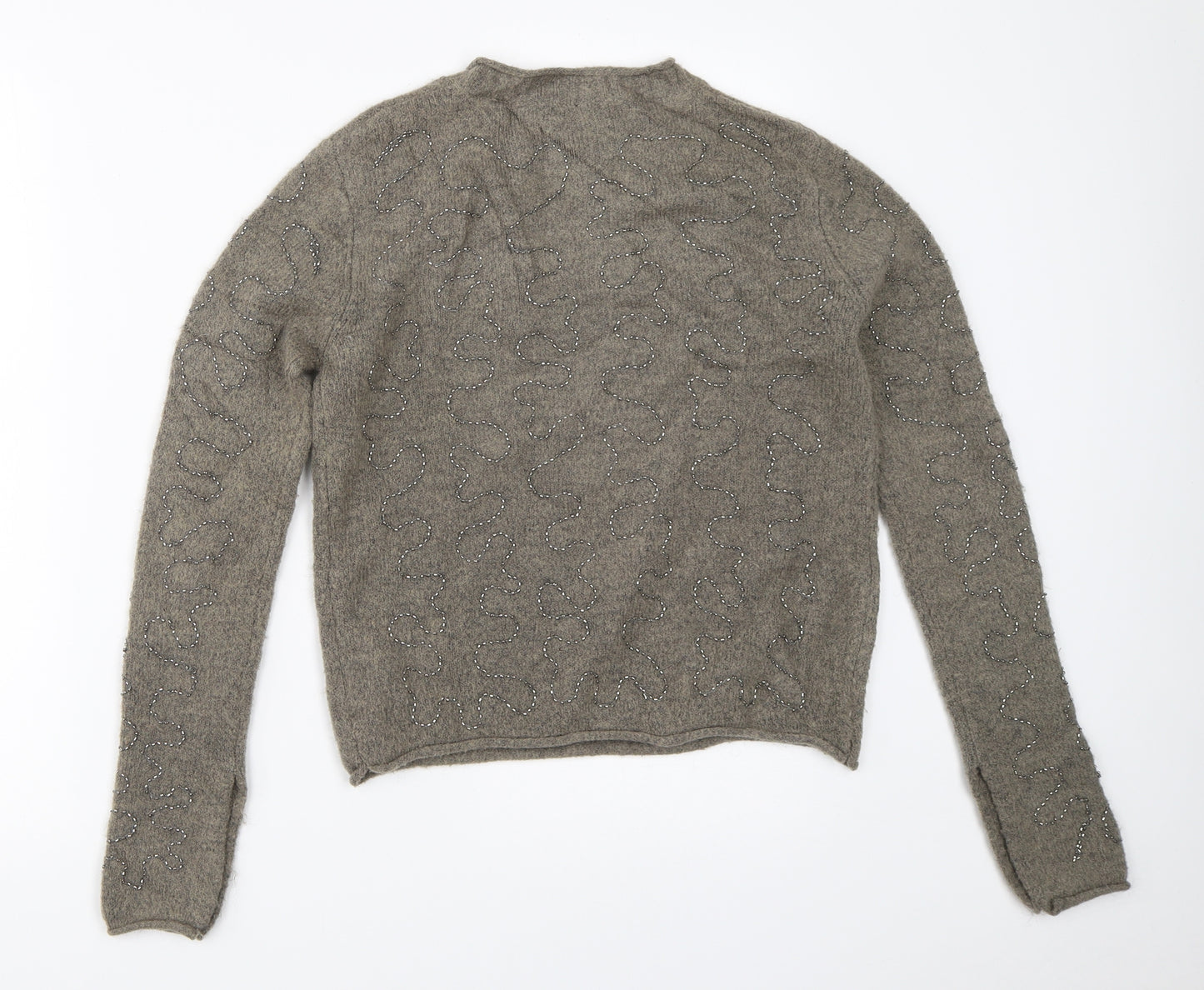 Zara Womens Grey   Pullover Jumper Size S
