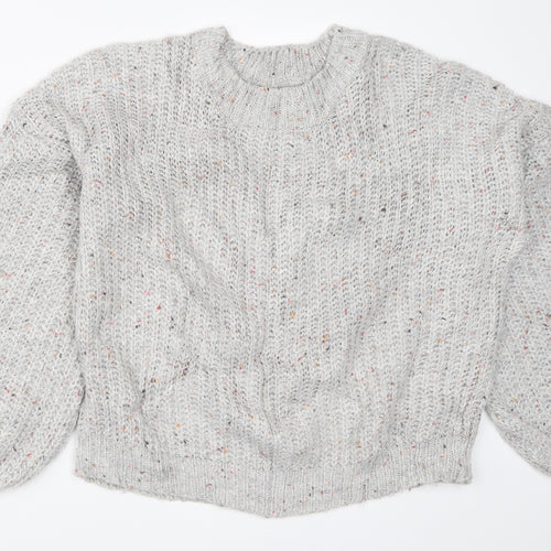 Primark Womens Grey   Pullover Jumper Size M