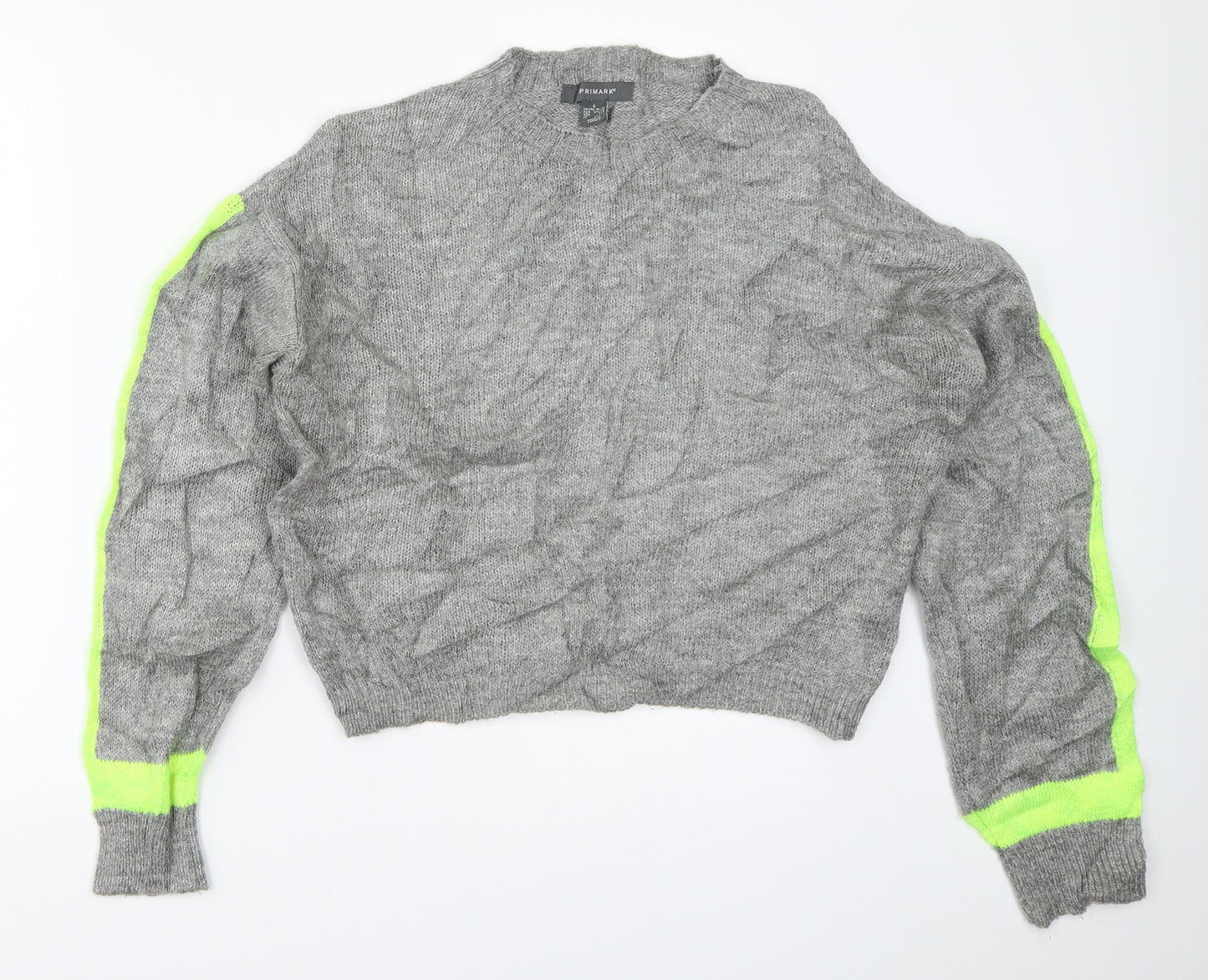 Primark Womens Grey   Pullover Jumper Size S
