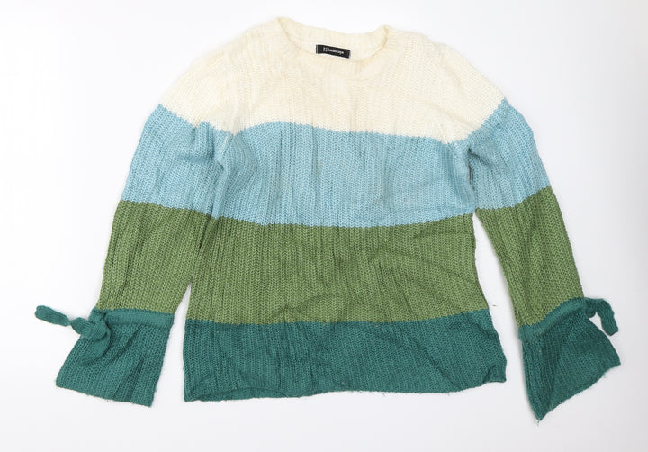 Kaleidoscope Womens Green Pullover Jumper Size 12