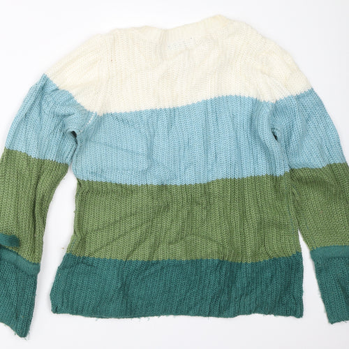 Kaleidoscope Womens Green   Pullover Jumper Size 12