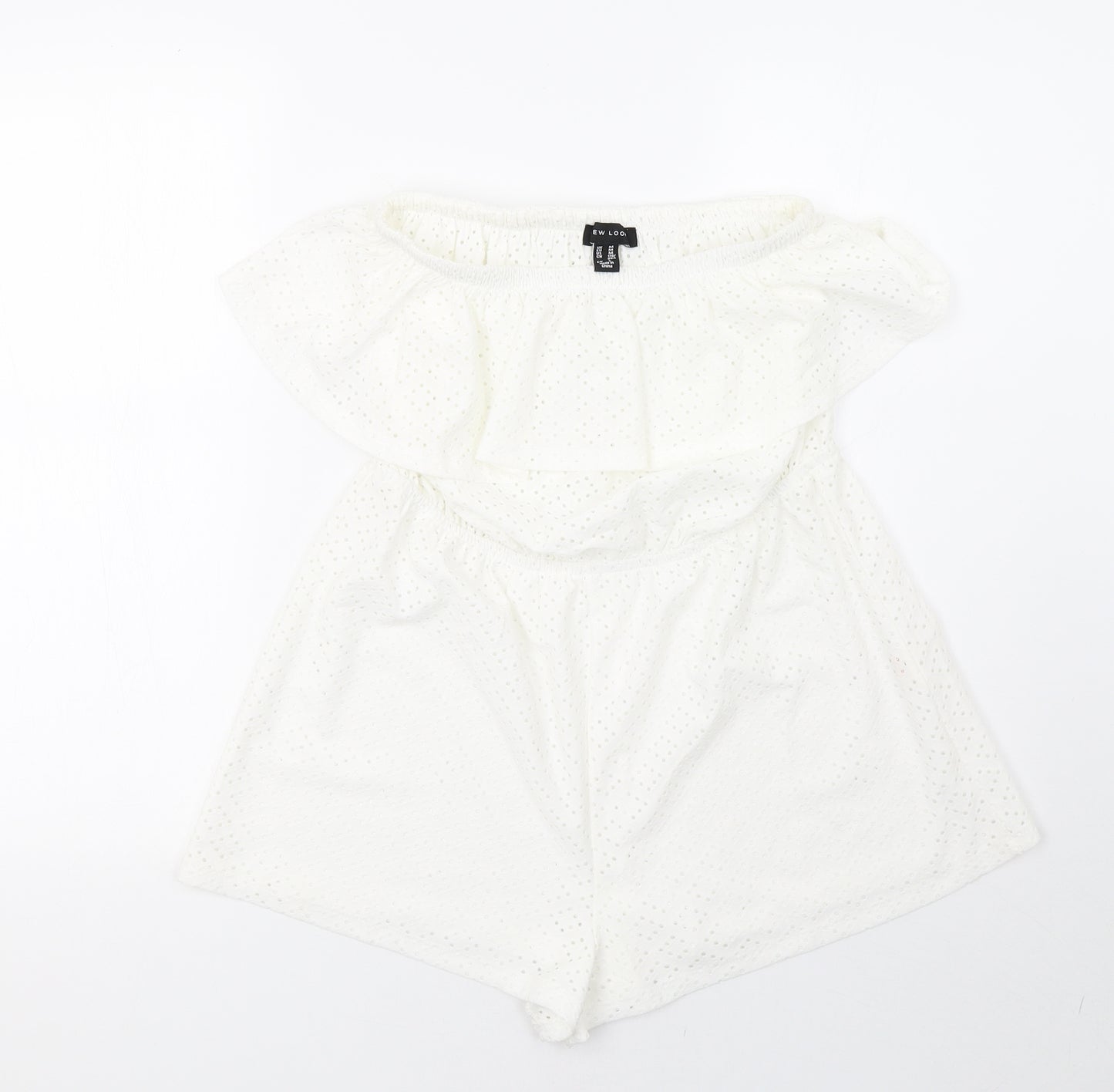 New Look Womens White   Playsuit One-Piece