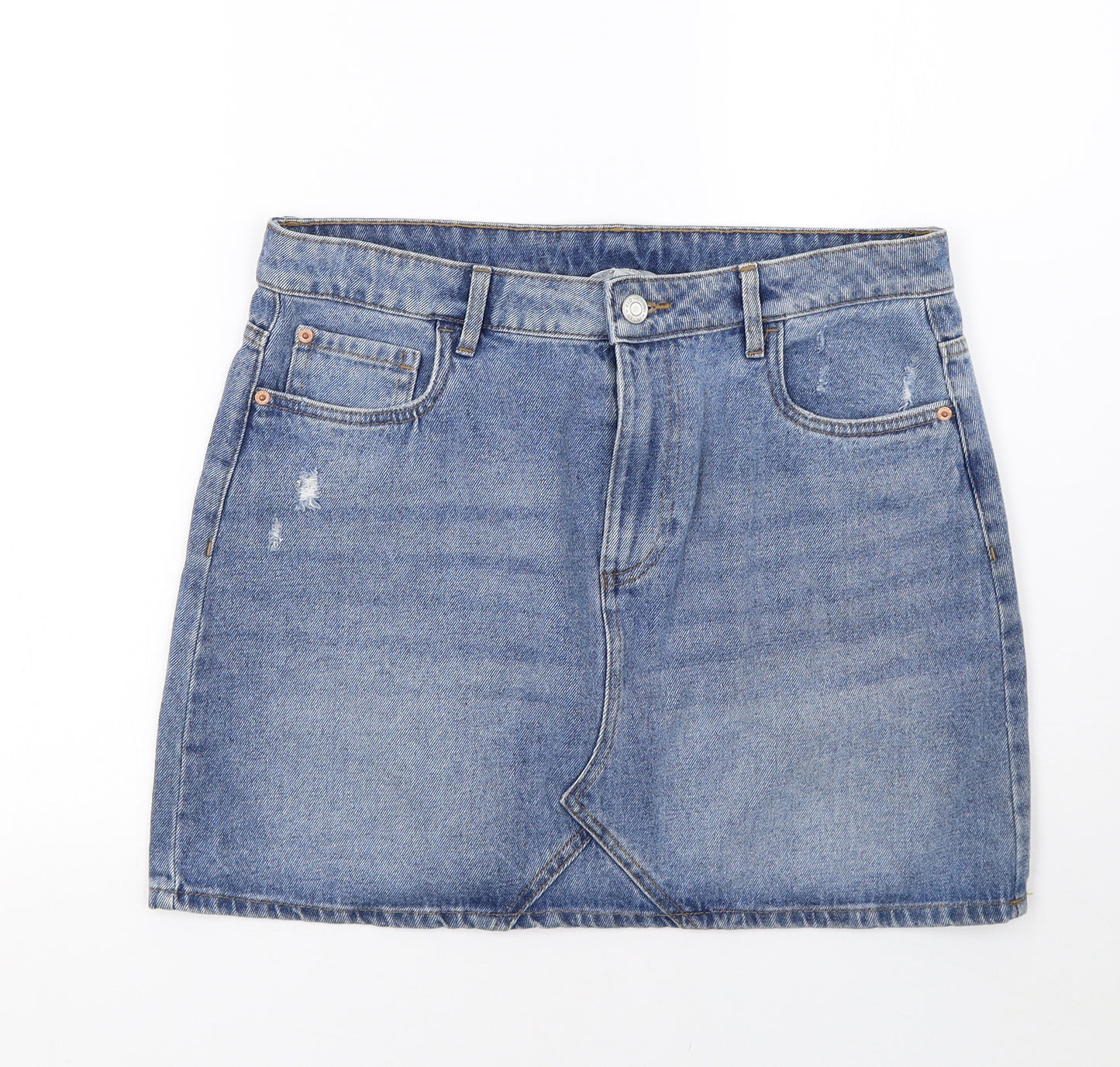 Debenhams Womens   Denim A-Line Skirt Size 14
