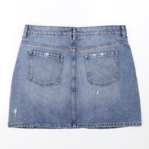 Debenhams Womens   Denim A-Line Skirt Size 14