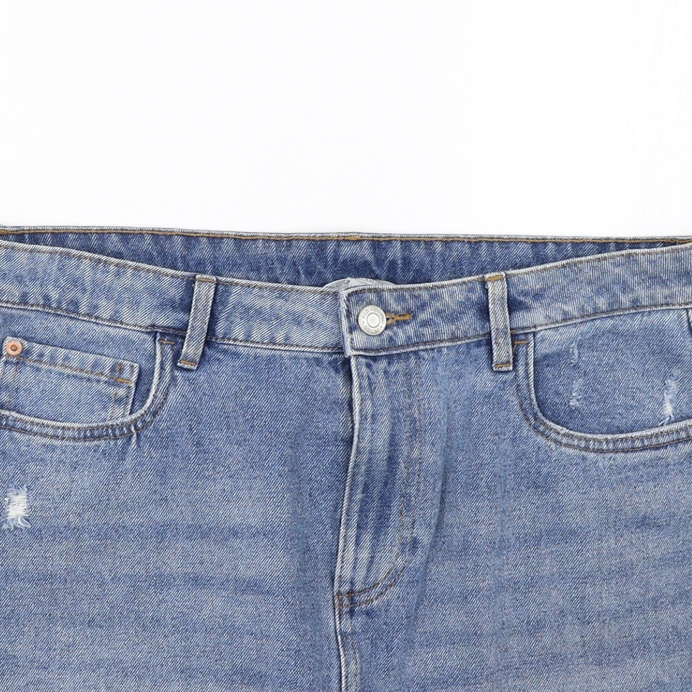 Debenhams Womens   Denim A-Line Skirt Size 14