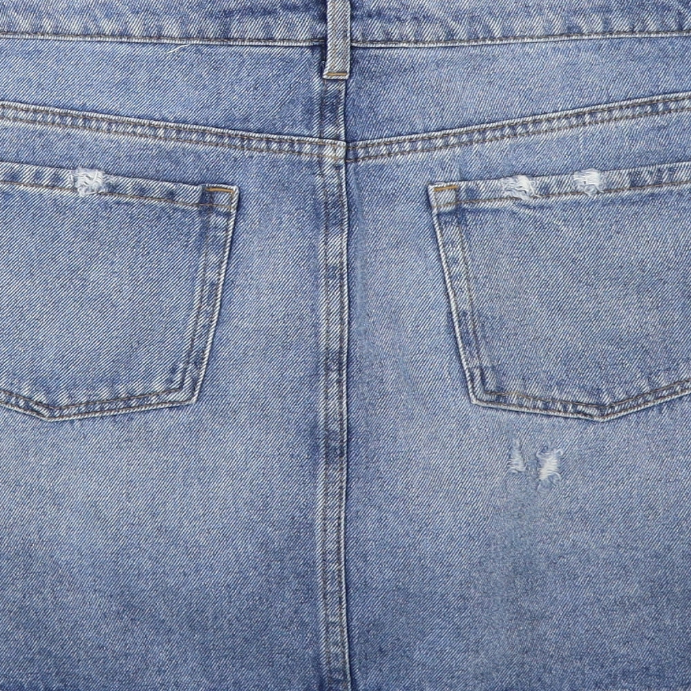 Debenhams Womens   Denim A-Line Skirt Size 14