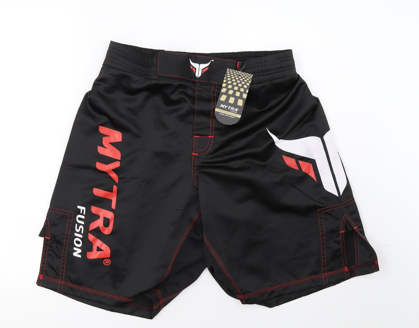 mytra Mens Black   Sweat Shorts Size L