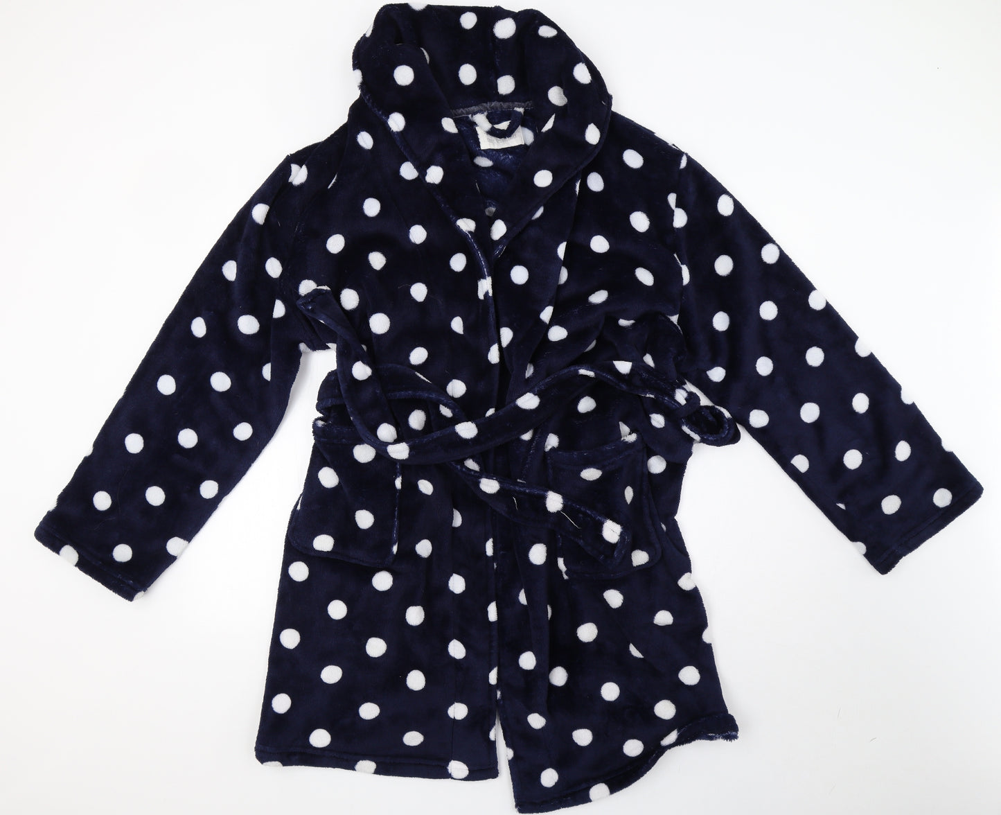 F&F Womens Blue Polka Dot   Gown Size L