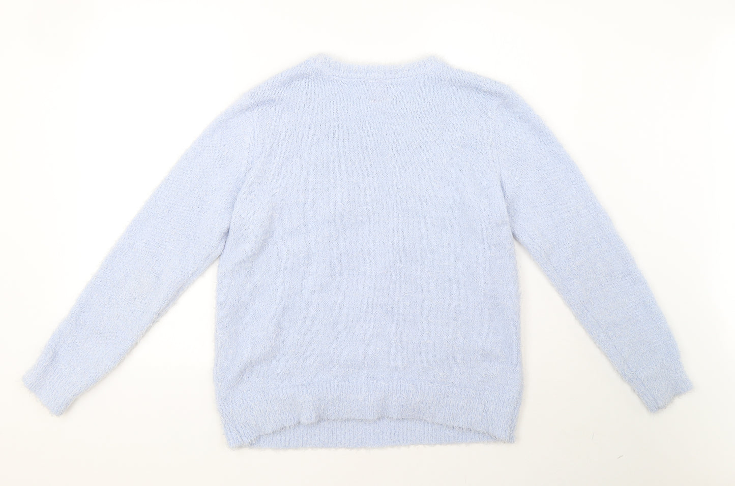 George Womens Blue   Pullover Sweatshirt Size 14  - christmas