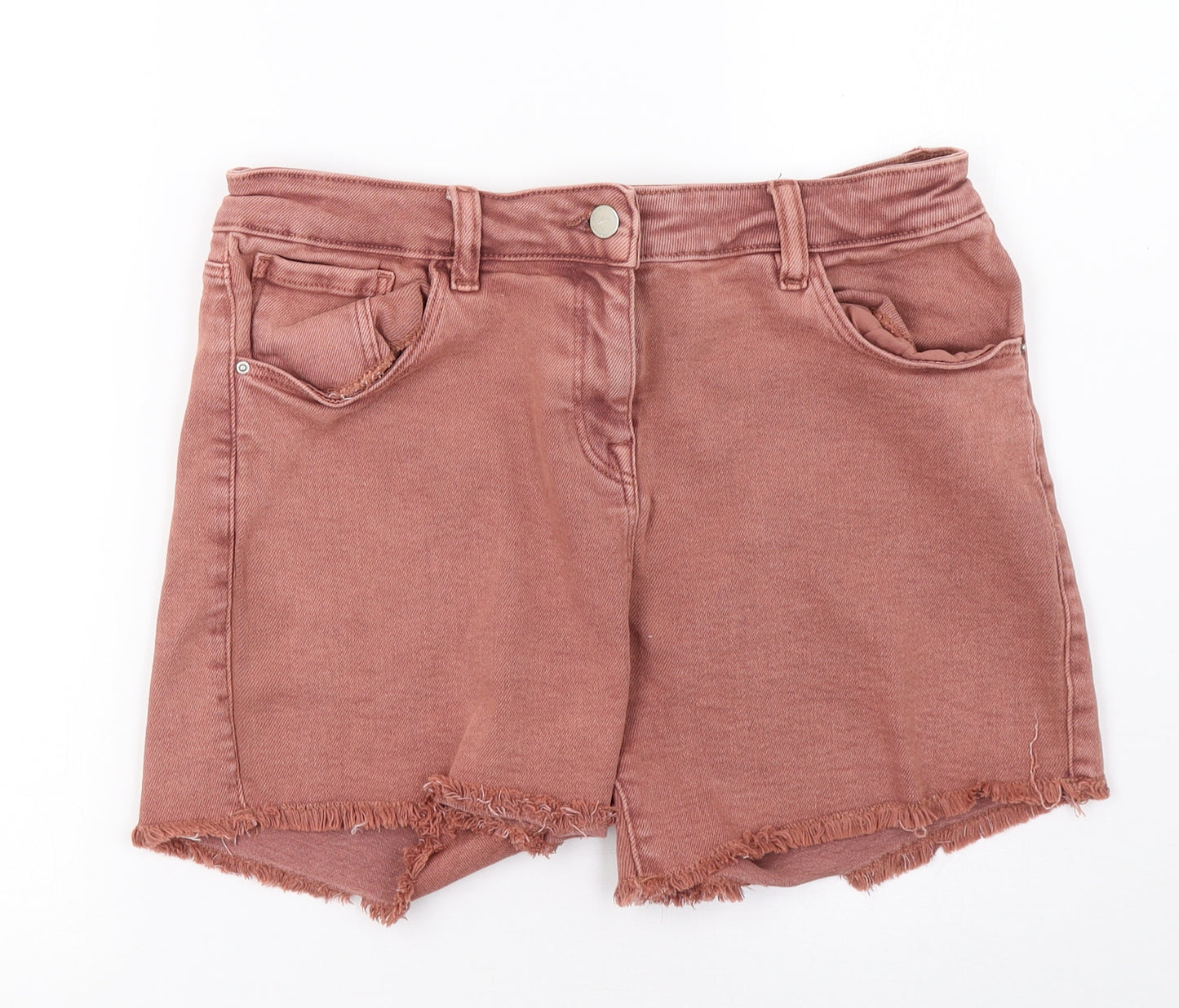 Matalan Womens Pink  Damask Hot Pants Shorts Size 14