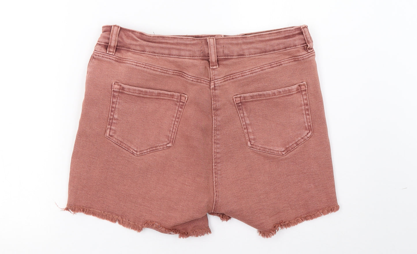 Matalan Womens Pink  Damask Hot Pants Shorts Size 14