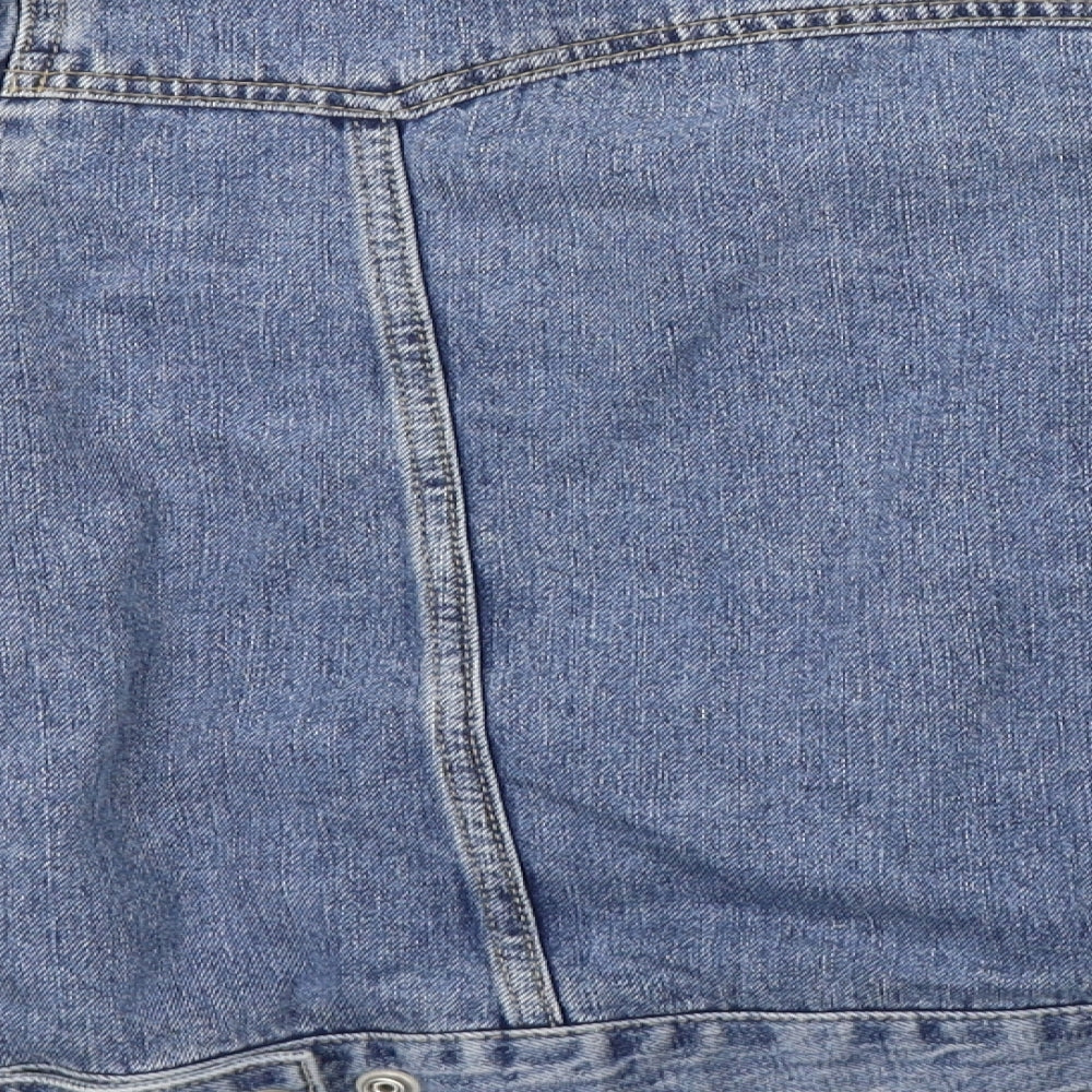 Topshop Womens Blue  Denim Jacket  Size 12