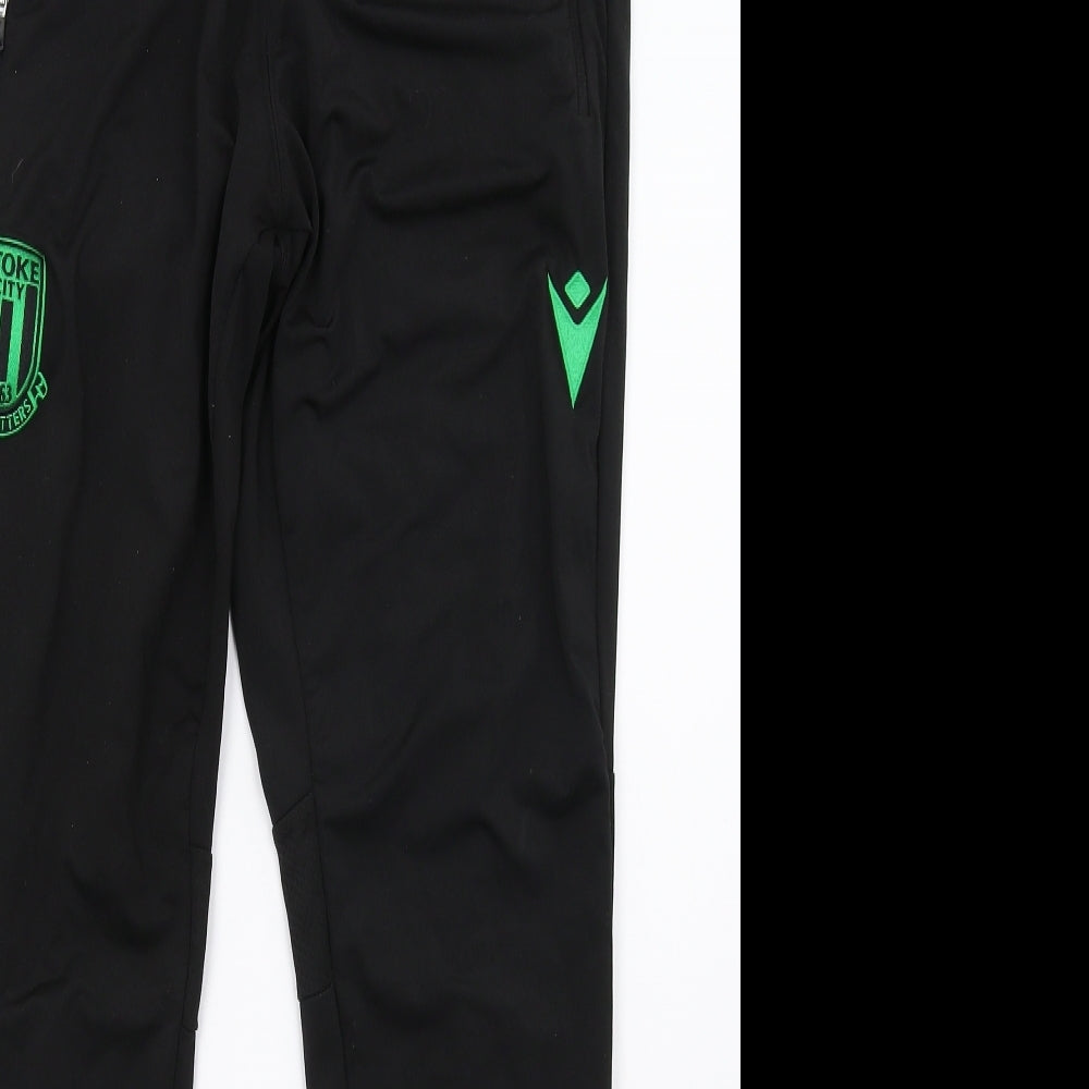 Macron Mens Black   Jegging Trousers Size L L30 in - Stoke City