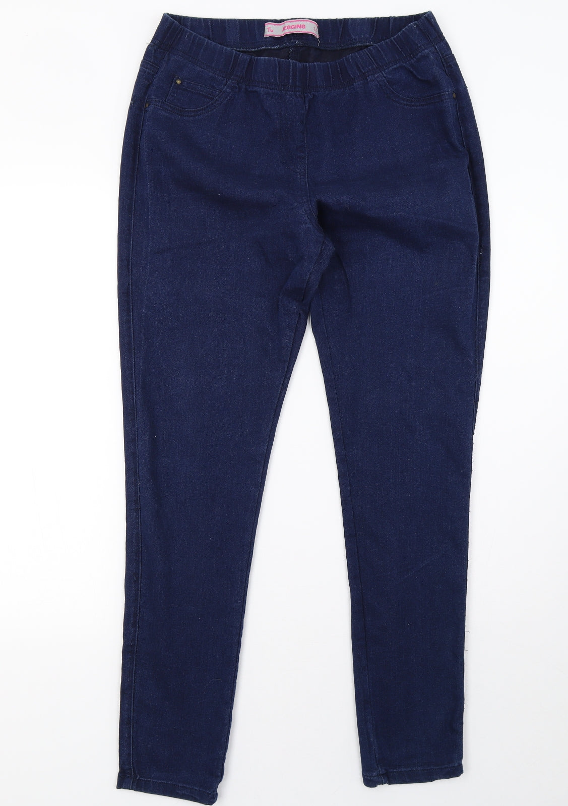Sainsburys Womens Blue  Denim Jegging Trousers Size 14 L31 in