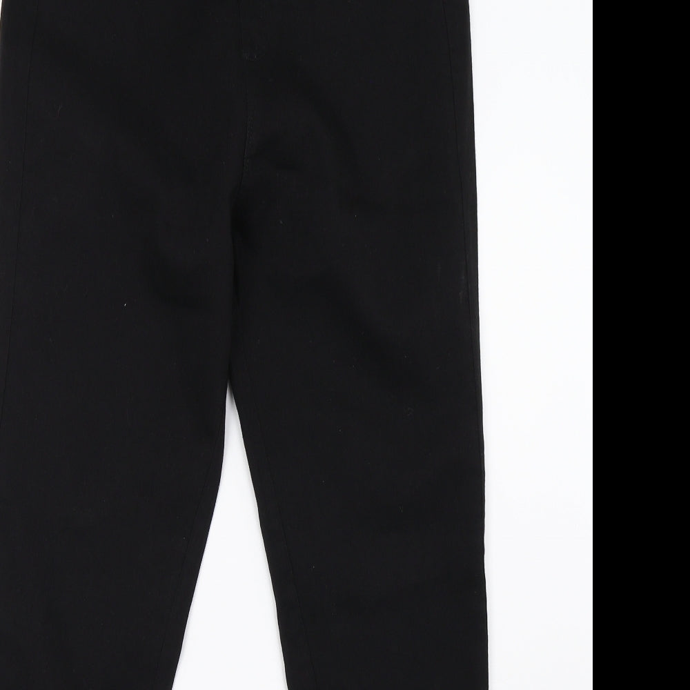 Peacocks Womens Black  Denim Jegging Trousers Size 14 L32 in