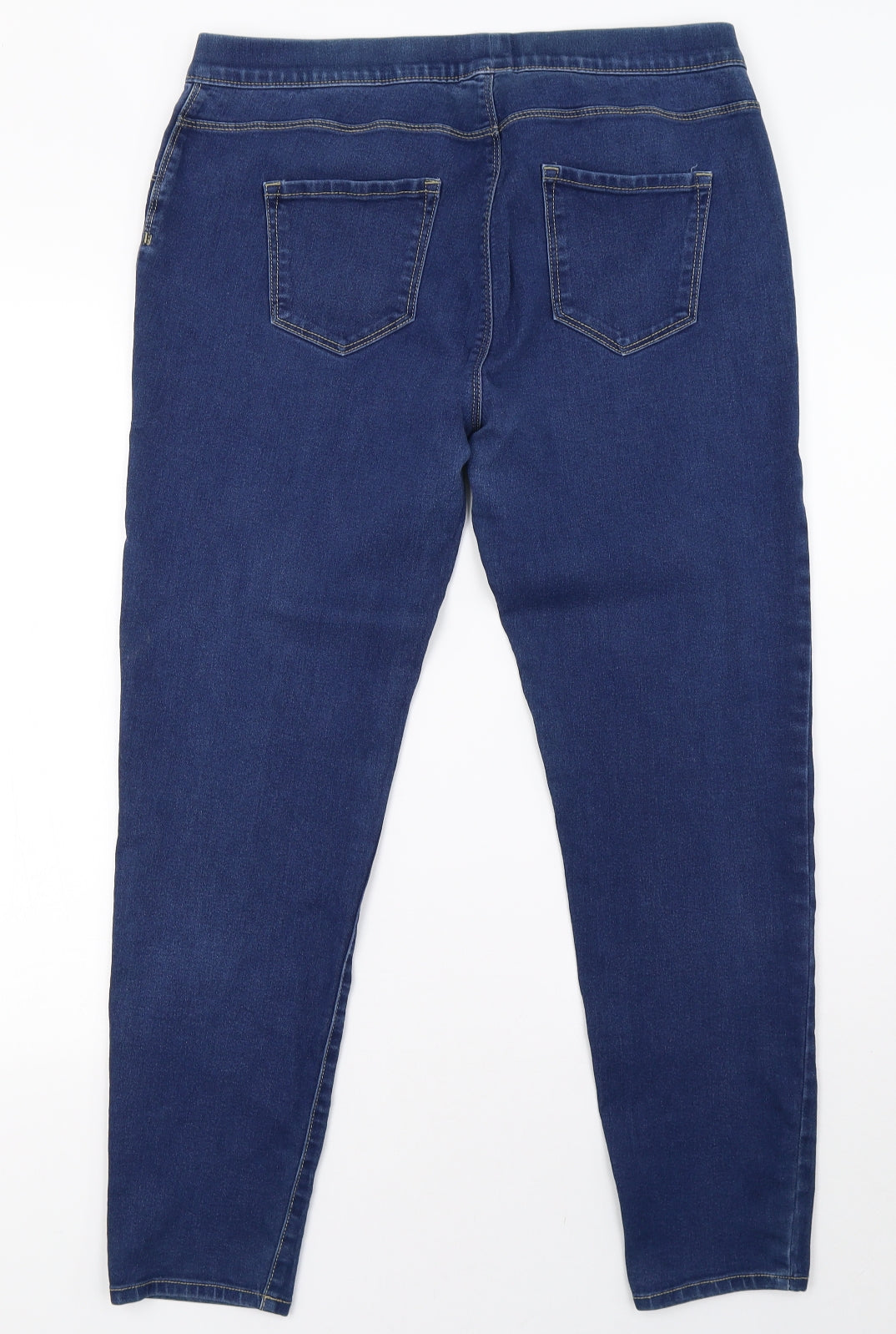 George Womens Blue  Denim Jegging Trousers Size 16 L31 in
