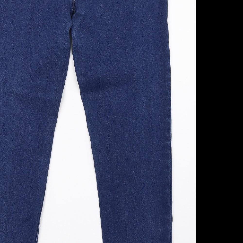 George Womens Blue  Denim Jegging Trousers Size 16 L31 in