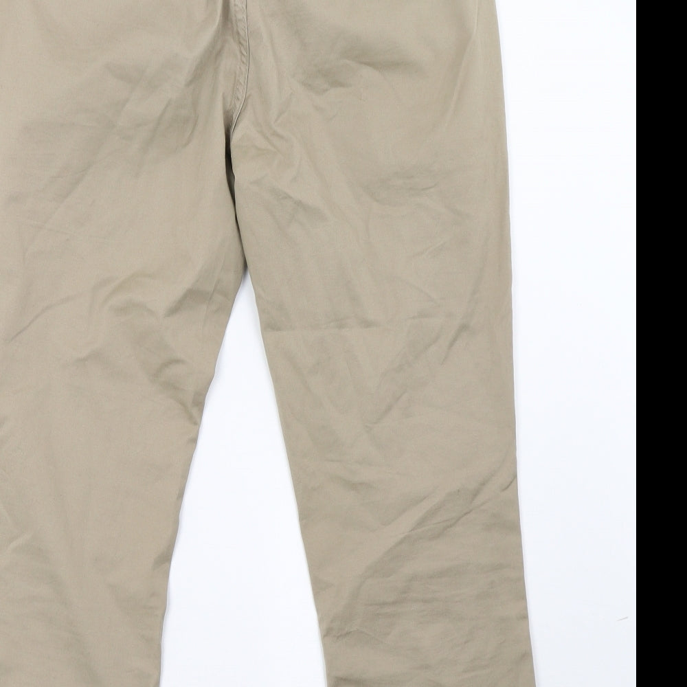 White Stuff Womens Beige   Trousers  Size 14 L27 in