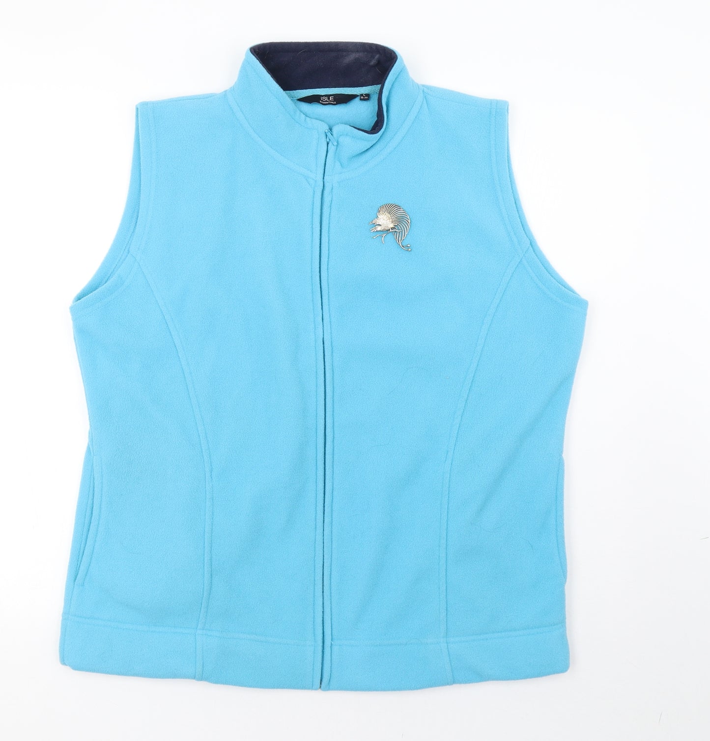 EWM Womens Blue  Fleece Gilet Jacket Size 20