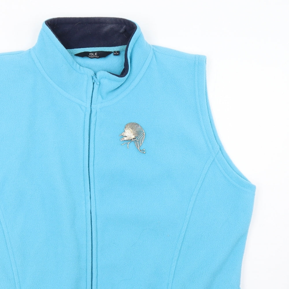 EWM Womens Blue  Fleece Gilet Jacket Size 20