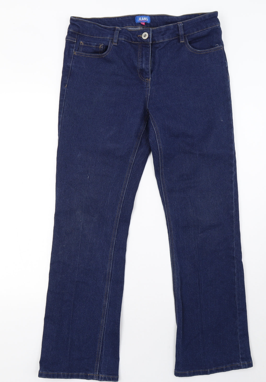 jeans Womens Blue  Denim Straight Jeans Size 14 L31 in
