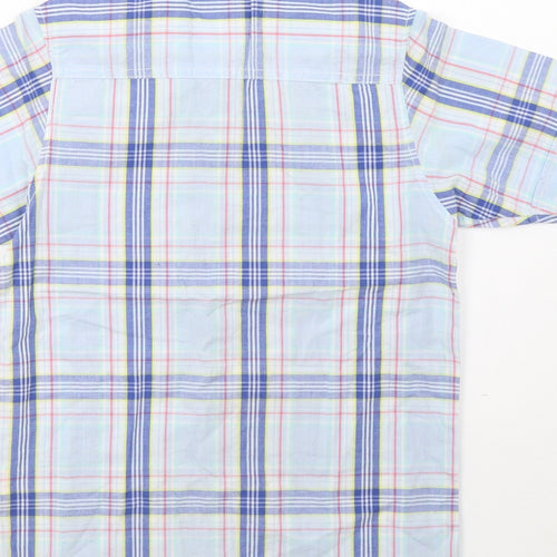 Primark Boys Blue Check  Basic Button-Up Size 10-11 Years