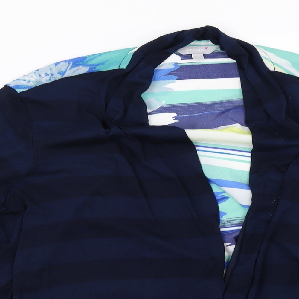 Marks and Spencer Womens Blue   Cardigan Jumper Size 16