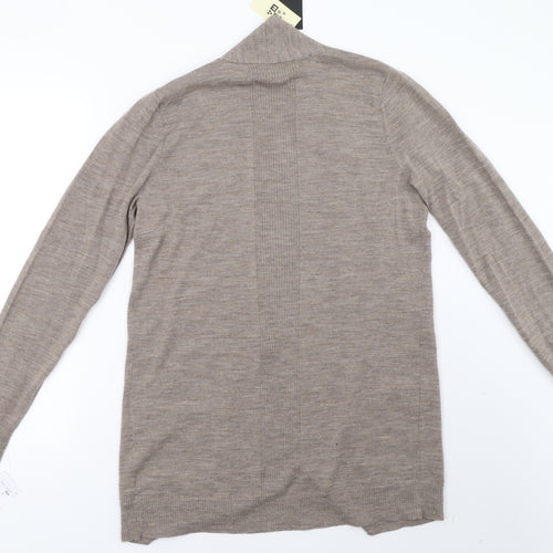 Max Studio Womens Brown  Knit Cardigan Jumper Size L