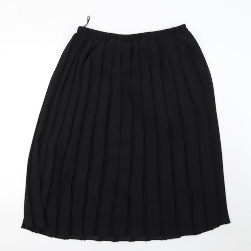Bonmarché Womens Black   A-Line Skirt Size 18