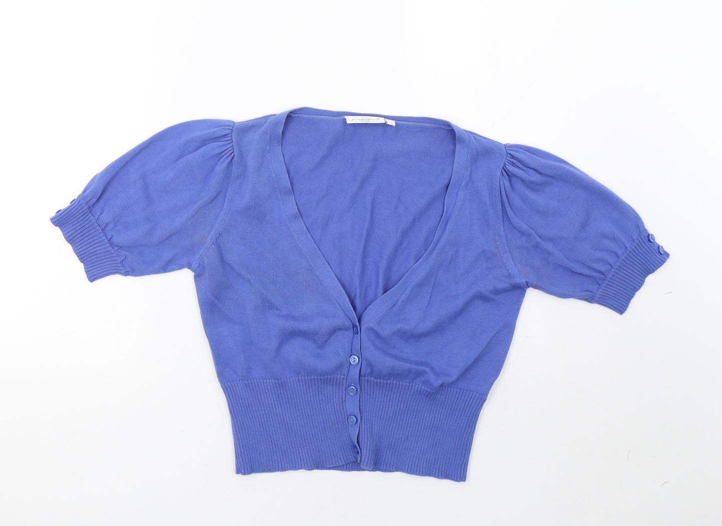 newlook Womens Purple  Knit Cardigan Jumper Size 12