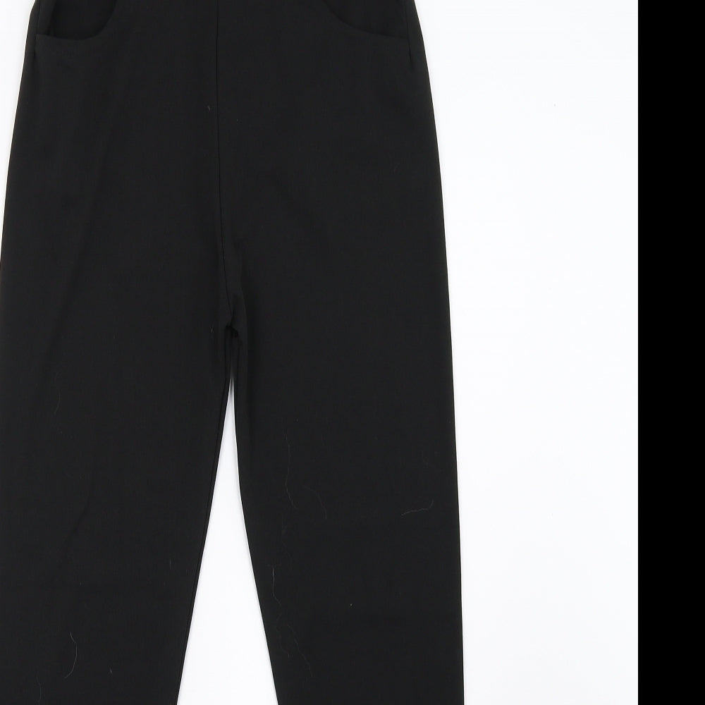 Preworn Womens Black    Leggings Size 8 L26 in