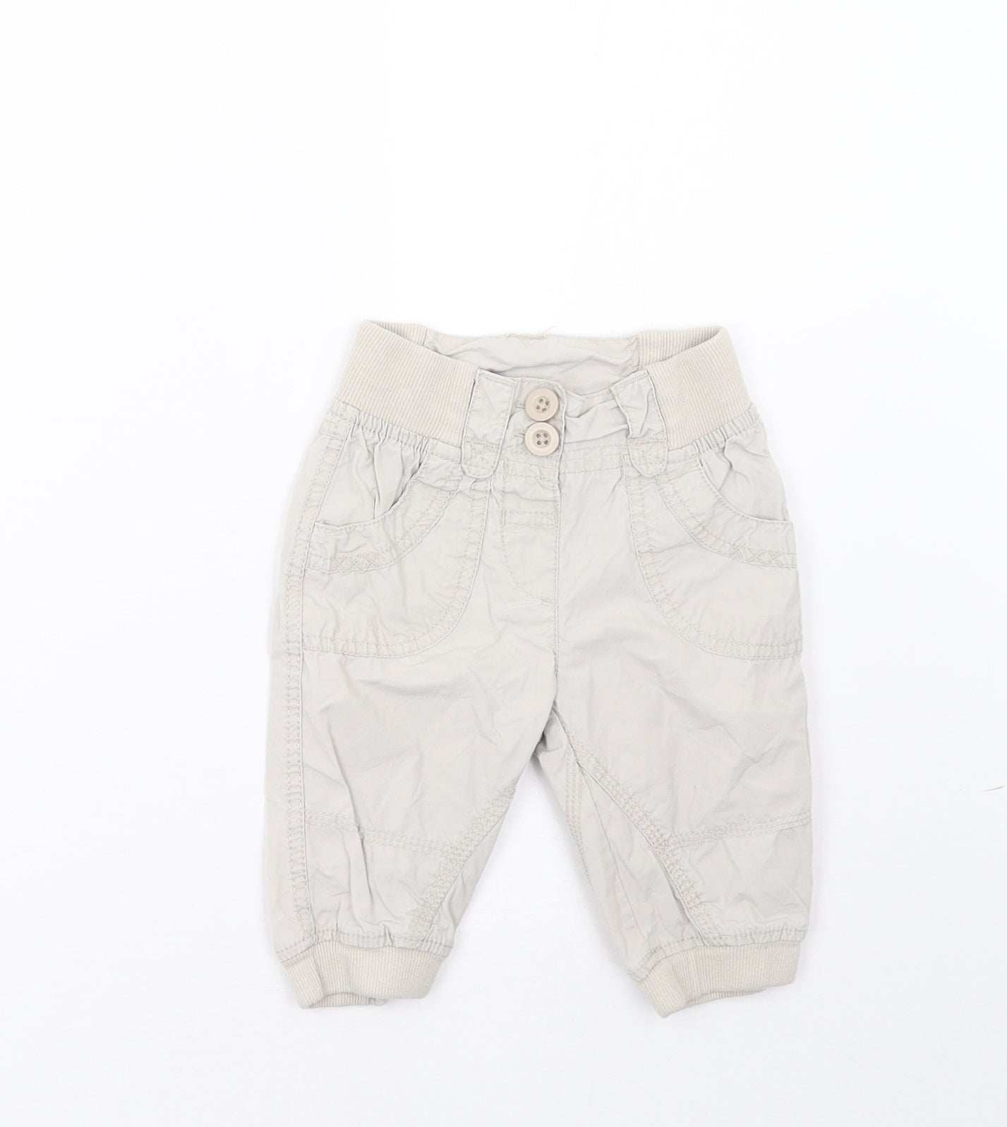 Cherokee Girls Beige   Cargo Trousers Size 12-18 Months