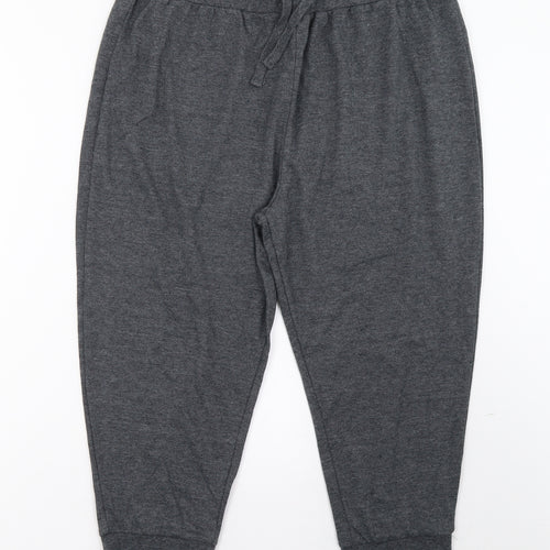Miso Womens Grey   Cropped Trousers Size 18 L21 in