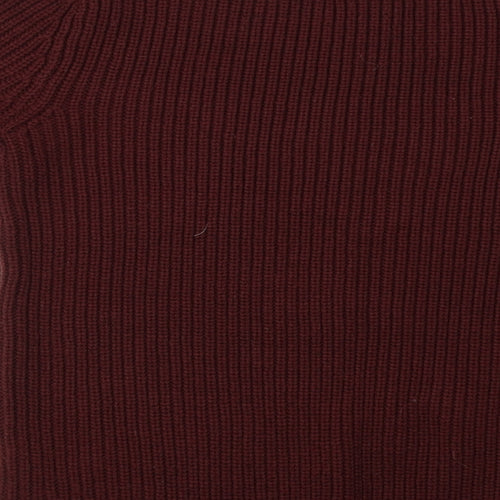 Peacocks Womens Brown  Knit Pullover Sweatshirt Size S