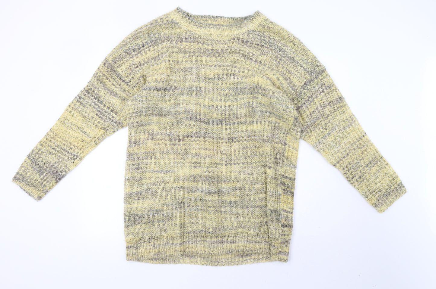 sprit Womens Yellow   Pullover Sweatshirt Size L